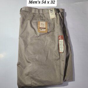 Dockers Work to Weekend Classic Khaki Men's Pants Size 54 x 32 NWT